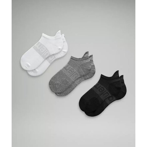 Lululemon Men's Tab Length Socks 3-Pack Lightweight & Breathable Size XL - Picture 1 of 1